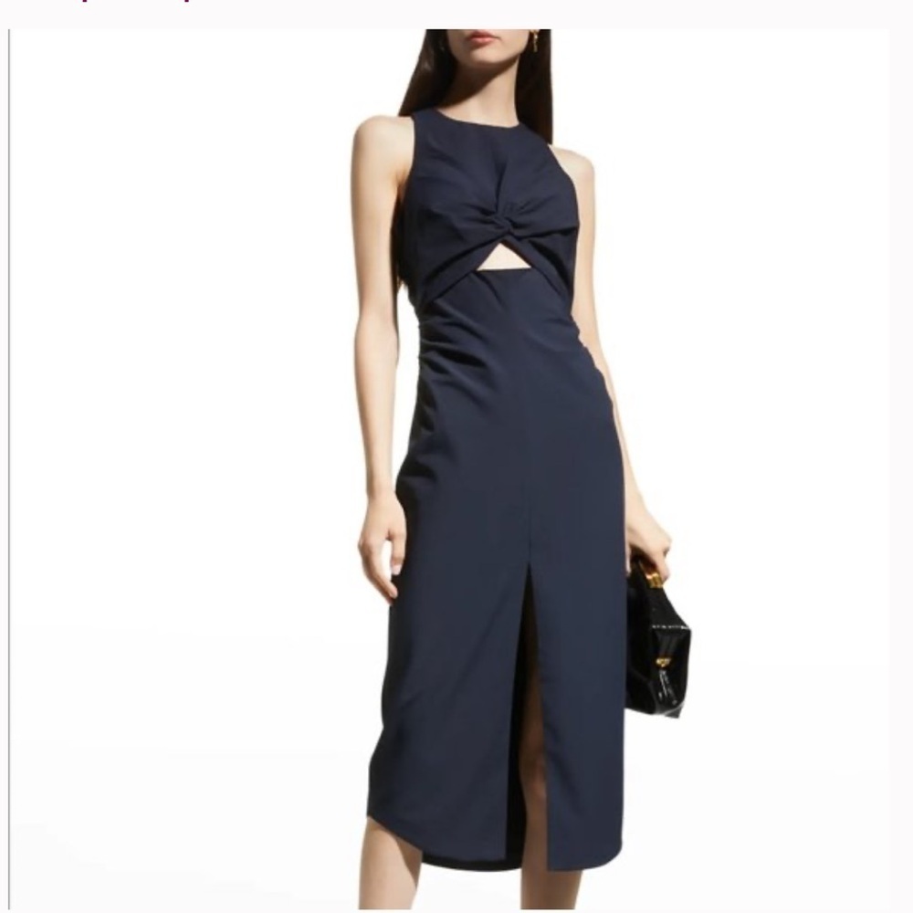 CINQ À SEPT
Erika Twisted Cut-Out Midi Dress NWOT 6